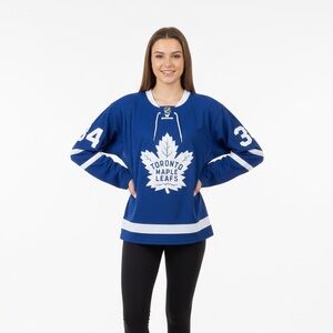 Reebok Blue Women's Toronto Maple Leafs Jersey